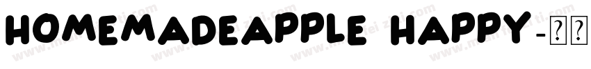 homemadeapple happy字体转换